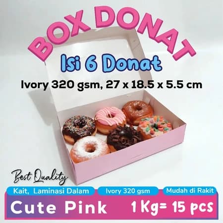 Box Donat Pink